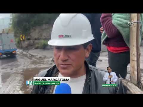 Niño desaparece cuando deslave arrastró un vehículo