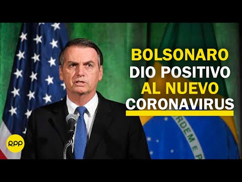 Presidente de Brasil, Jair Bolsonaro dio positivo a COVID-19
