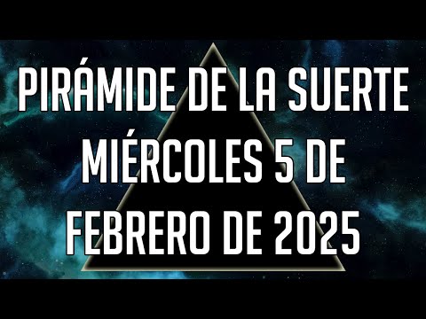 Pirámide de la Suerte para el Miércoles 5 de Febrero de 2025 - Lotería de Panamá