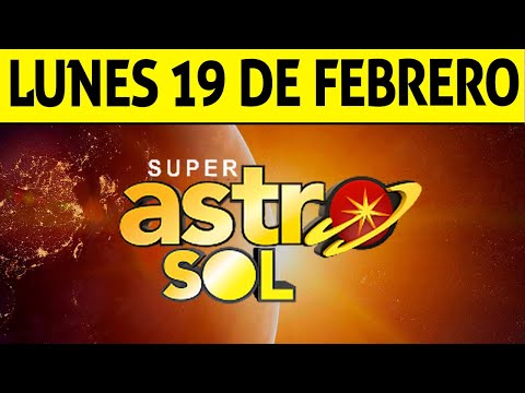 Resultado de ASTRO SOL del Lunes 19 de Febrero de 2024  SUPER ASTRO