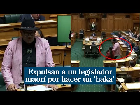 Expulsan del Parlamento de Nueva Zelanda a un legislador maorí por hacer un 'haka'
