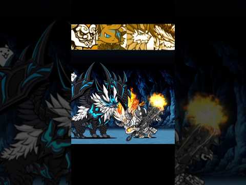 にゃんこ大戦争対決動画：黒の魔王とウルシュレのバトル概要 サムネイル