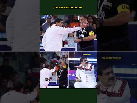 I will accept the angry situation of coach | telugu titans coach angry on refree in qualifier 2