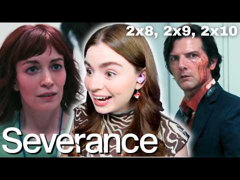 the SEVERANCE SEASON 2 FINALE is THRILLING (and infuriating) *FIRST TIME REACTION* s2 episodes 8-10