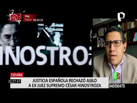 César Hinostroza: Justicia española rechazó solicitud de asilo para ex juez supremo