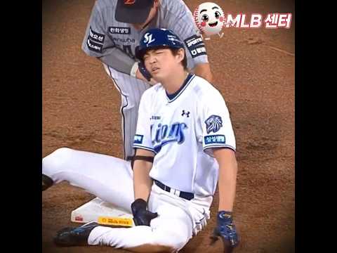 구자욱 햄스트링 교체... 큰 부상이 아니길 바랍니다