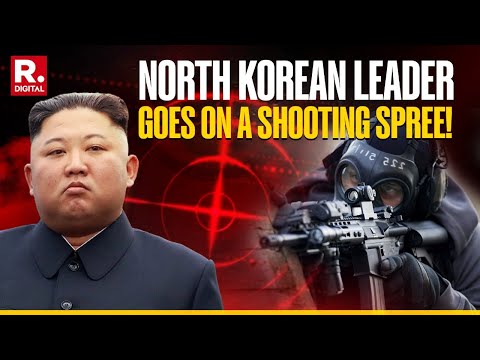 Kim Jong-un Fires Sniper Rifle, Drives Multiple Rocket Launcher Vehicle | Korean Peninsula Tensions