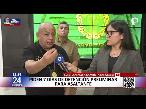 Piden 7 días de detención preliminar para asaltante