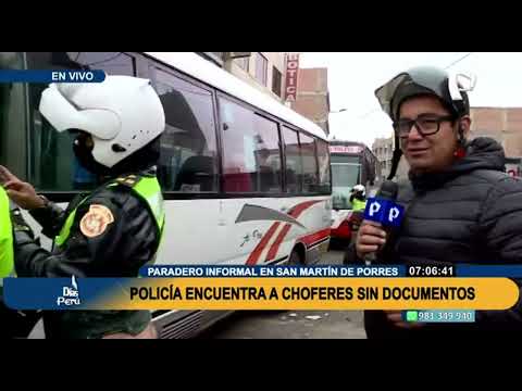 SMP: Se realiza operativo policial contra Cústers “piratas”