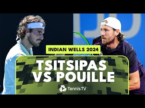 Stefanos Tsitsipas vs Lucas Pouille | Indian Wells 2024 Highlights