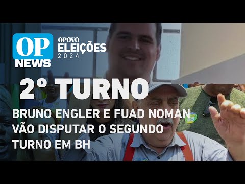 Bruno Engler e Fuad Noman vão para disputa no segundo turno em BH