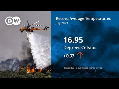 July 2023 hottest month ever recorded on Earth | DW News