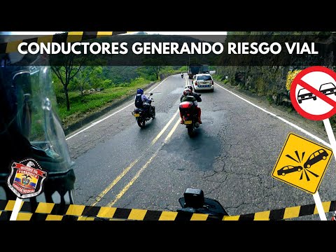 Conductores Invasores de Carril Peligro en las Carreteras de Colombia#HeroeVial?