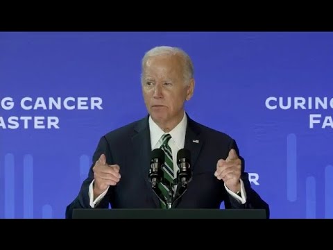 Pres Biden talks health major cancer treatment announcement