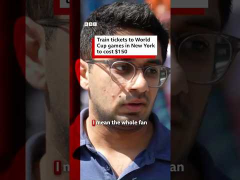 There are no concession prices for the trip to the New York World Cup stadium. #USNews #BBCNews