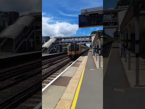 South Western Railway Class 444s passing through West Byfleet for London Waterloo