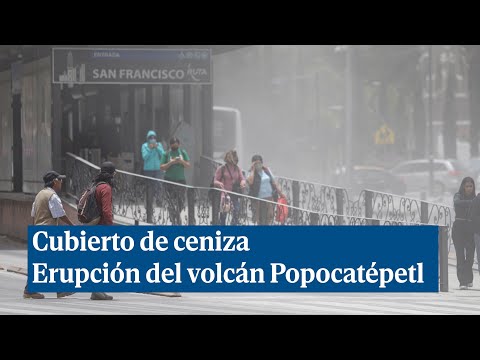 Aumenta la alerta por el volcán Popocatépetl: Puebla, enterrado en ceniza