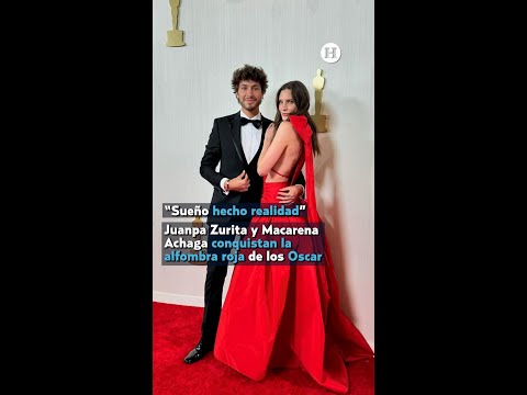 Juanpa Zurita y su novia impresionan en la alfombra roja de los Oscar 2024