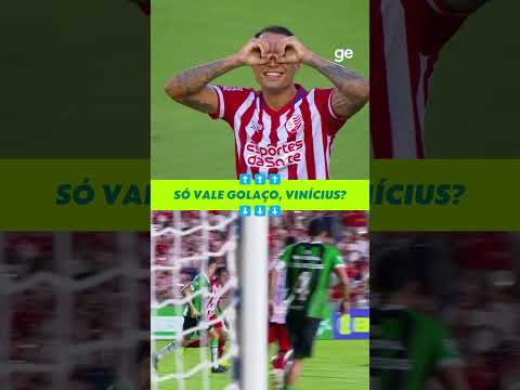 DOIS GOLAÇOS DO VINÍCIUS DO NÁUTICO CONTRA O AMÉRICA-MG | #shorts | ge.globo