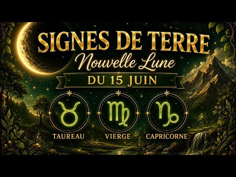 TAUREAU VIERGE CAPRICORNE Nouvelle lune du 15 juin