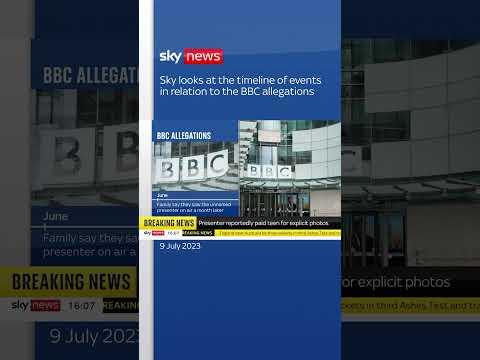 Sky looks at timeline of events in relation to BBC allegations