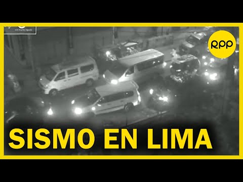 ¡Así lo vivieron! Sismo de magnitud 5.6 en Lima captado en cámaras de seguridad