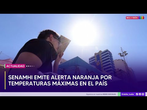 Senamhi emite alerta naranja por temperaturas máximas en el país