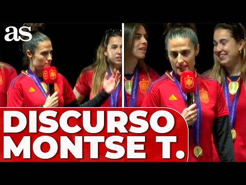 DISCURSO de MONTSE TOMÉ: celebración de las CAMPEONAS de la NATIONS LEAGUE