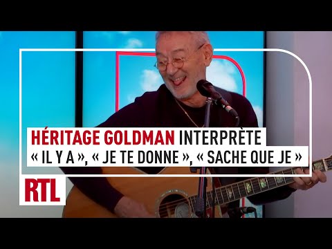 Héritage Goldman interprète trois chansons de Jean-Jacques Goldman dans RTL Bonsoir !