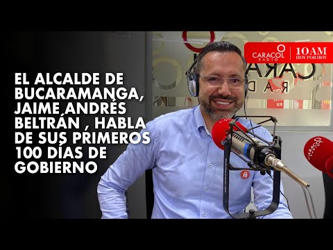 En #10AM el alcalde de Bucaramanga, Jaime Andrés Beltrán, habla de sus primeros 100 días de gobierno