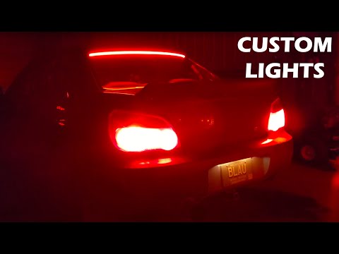 Subaru WRX custom brake light