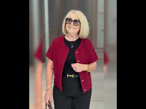 トレンド創作の動画サムネイル - Natural Older Women Outfits over 60 ,70,80❤️summer fashion 2024💗#fashion