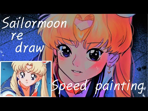 [노넴] Sailormoonredraw 세일러문 챌린지 [speed paint:: <strong>SAI</strong> ::スピードペインティング]