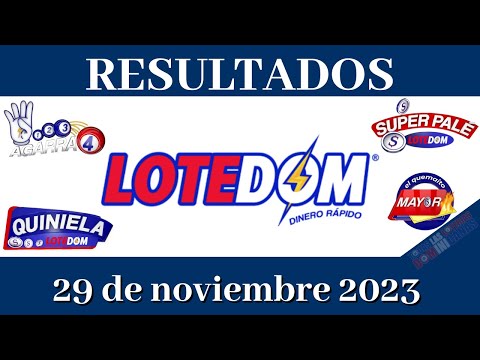 LOTERIA LOTEDOM (29/11/2023) | TODAS LAS LOTERIAS DOMINICANAS