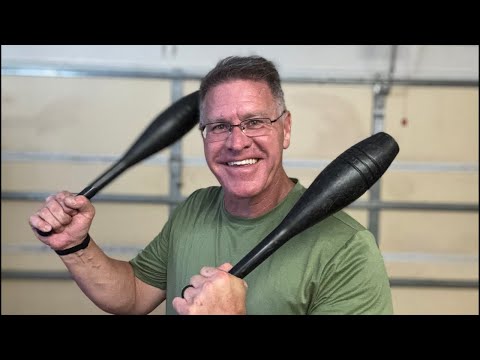 Indian Club Swinging Workout For Beginners In The Garage Gym