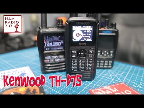FIRST LOOK! Kenwood TH-D75 vs TH-D74 - Menus and APRS Info