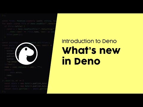 What's New in Deno?