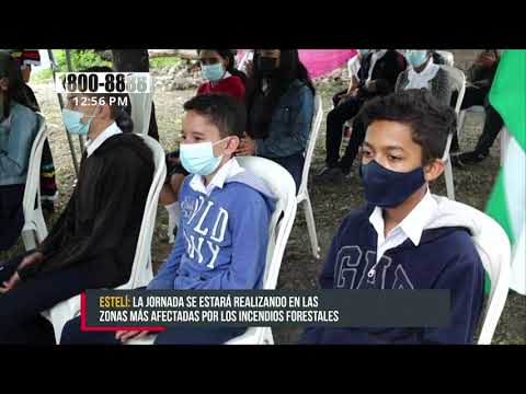 Estudiantes de Estelí participaron en jornada de reforestación - Nicaragua