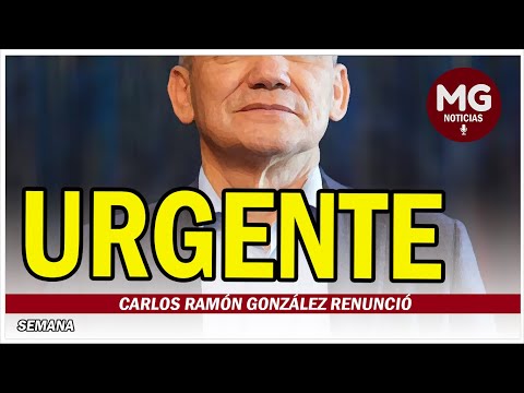 URGENTE  CARLOS RAMÓN GONZÁLEZ RENUNCIÓ