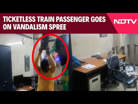 Mumbai News | Caught Without Ticket, Mumbai Train Passenger Goes On Vandalism Spree