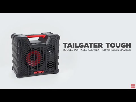 ION® Audio Tailgater® Tough - Rugged Portable All-Weather Wireless Speaker