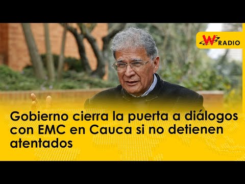 Gobierno cierra la puerta a diálogos con EMC en Cauca si no detienen atentados