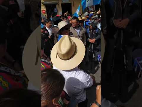 BERNARDO AREVALO 48 CANTONES Y AUTORIDADES INDIGENAS DE GUATEMALA UNIDOS COMO NUNCA ANTES DEMOCRACIA