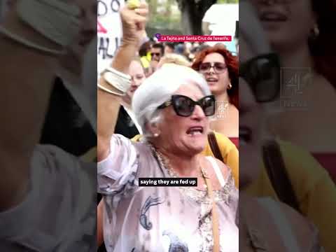 Canary Islands: protesters have ‘had enough’ of tourists