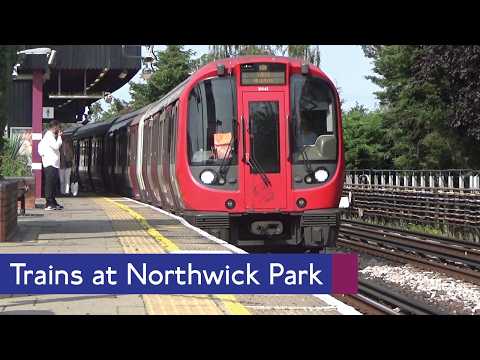 London Underground Metropolitan Line Trains At Northwick Park