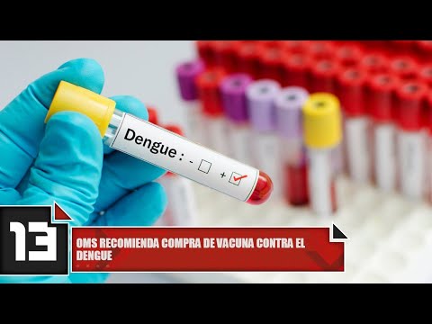 OMS recomienda compra de vacuna contra el dengue