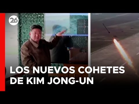 COREA DEL NORTE | Kim Jong-un supervisó las pruebas con nuevos cohetes de lanzamiento múltiple