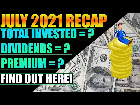 BEST MONTH YET - JULY 2021 M1 FINANCE & MERRILL EDGE STOCK MARKET PORTFOLIO RECAP ALL DIVS + PREMIUM