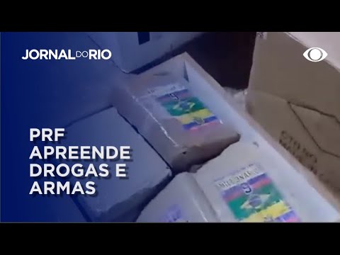PRF apreende drogas e armas destinadas à Rocinha