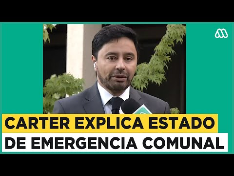 No reemplaza a las policías: Alcalde Rodolfo Carter explica estado de emergencia comunal